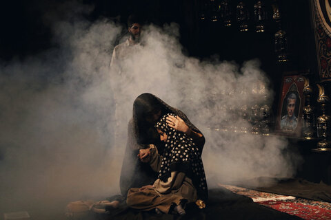 اجتماع بزدگ دختران حسین علیه السلام"روضه پدر دختری شهادت حضرت رقیه س"