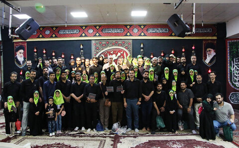 اجتماع بزدگ دختران حسین علیه السلام"روضه پدر دختری شهادت حضرت رقیه س"