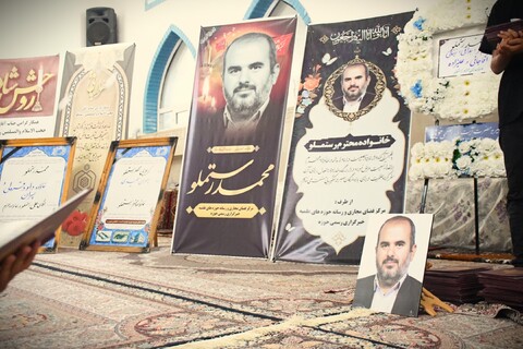 تصاویر/ تشییع پیکر خبرنگار خبرگزاری حوزه در زادگاهش