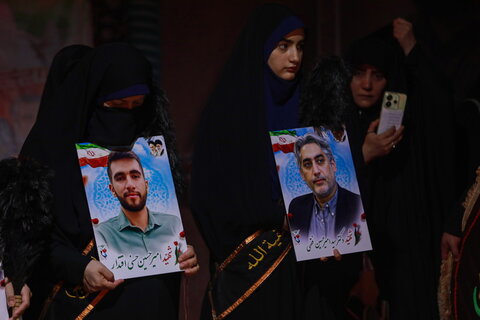 بزرگداشت چهلمین روز شهدای اقتدار در مسجد مقدس جمکران