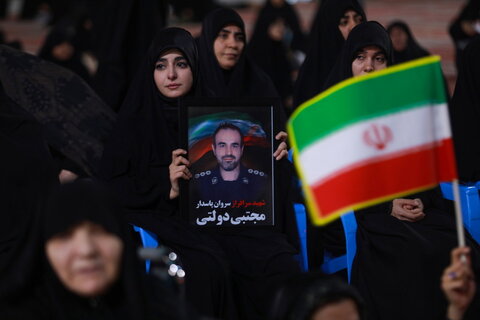 بزرگداشت چهلمین روز شهدای اقتدار در مسجد مقدس جمکران