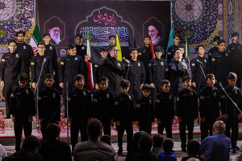 بزرگداشت چهلمین روز شهدای اقتدار در مسجد مقدس جمکران