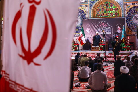 بزرگداشت چهلمین روز شهدای اقتدار در مسجد مقدس جمکران