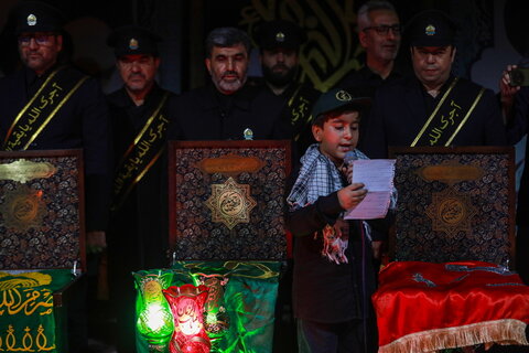 بزرگداشت چهلمین روز شهدای اقتدار در مسجد مقدس جمکران