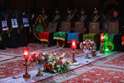 بزرگداشت چهلمین روز شهدای اقتدار در مسجد مقدس جمکران