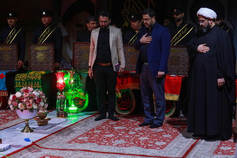 بزرگداشت چهلمین روز شهدای اقتدار در مسجد مقدس جمکران