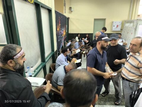 تصاویر/ استقبال امام جمعه ماکو از زوار اربعین کشورهای حوزه قفقاز در مر بازرگان