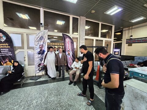 تصاویر/ استقبال امام جمعه ماکو از زوار اربعین کشورهای حوزه قفقاز در مر بازرگان