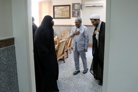 تصاویر/ دیدار همسر شهید سلامی با مدیر حوزه های خواهران