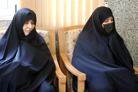 تصاویر/ دیدار همسر شهید سلامی با مدیر حوزه های خواهران