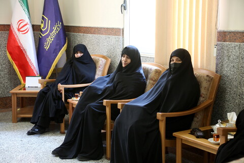 تصاویر/ دیدار همسر شهید سلامی با مدیر حوزه های خواهران