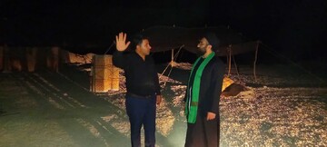 تصاویر/ بازدید امام جمعه آبدانان از مواکب