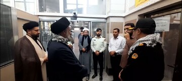 تصاویر/ رئیس عقیدتی سیاسی انتظامی آذربایجان غربی از مواکب مرز تمرچین