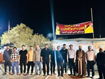 امام جمعه آبدان از موکب‌های اربعین بازدید کرد