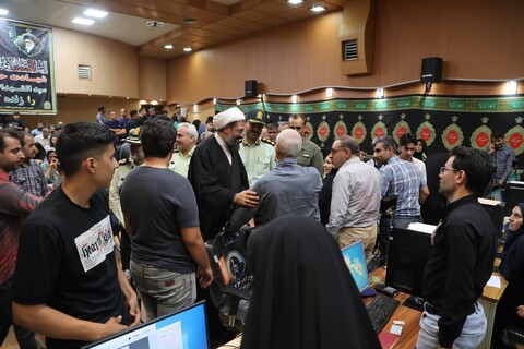 تصاویر / بازدید امام جمعه همدان از روند صدور گذرنامه‌های اربعین حسینی