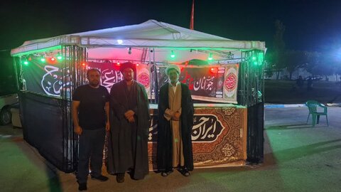 تصاویر/ بازدید رئیس اداره تبلیغات اسلامی نقده از فعالیت مواکب اربعین در این شهرستان