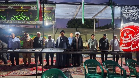 تصاویر/ بازدید رئیس اداره تبلیغات اسلامی نقده از فعالیت مواکب اربعین در این شهرستان