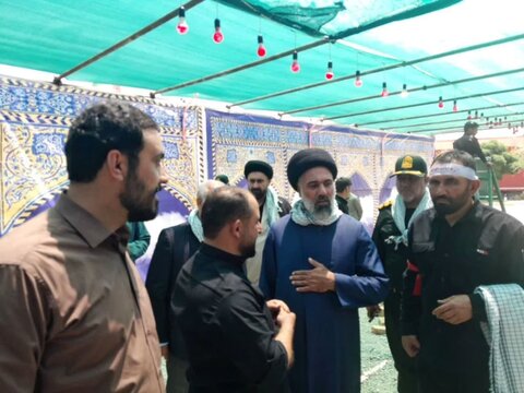 تصاویر/ رئیس عقیدتی سیاسی انتظامی آذربایجان غربی از مواکب مرز تمرچین