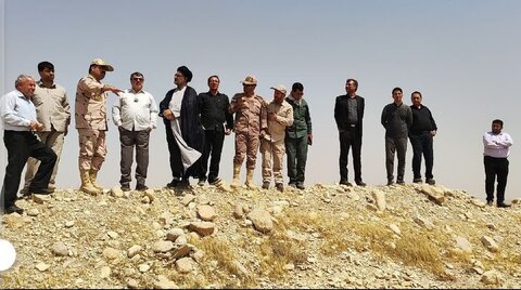 بازدید امام جمعه چوار از بازارچه هلاله شمالی