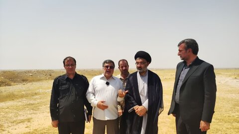 بازدید امام جمعه چوار از بازارچه هلاله شمالی