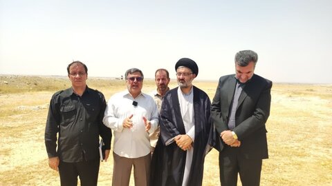 بازدید امام جمعه چوار از بازارچه هلاله شمالی