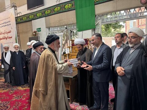 تصاویر/ مراسم سالگرد ارتحال آیت الله العظمی  ابوالقاسم موسوی خوئی در خوی