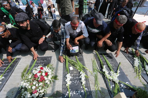 تصاویر / آیین بدرقه خادمان شهرداری اصفهان در اربعین حسینی به کربلا