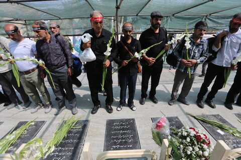 تصاویر / آیین بدرقه خادمان شهرداری اصفهان در اربعین حسینی به کربلا