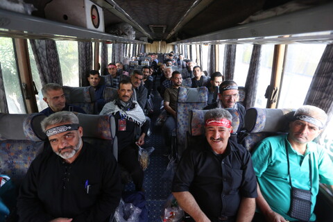 تصاویر / آیین بدرقه خادمان شهرداری اصفهان در اربعین حسینی به کربلا