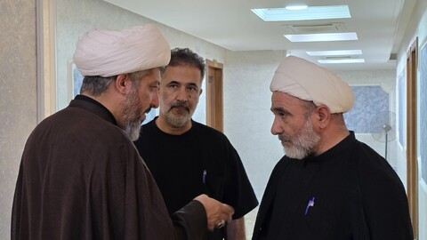 بازدید معاون منابع انسانی و پشتیبانی حوزه های علمیه از حسینیه امام رضا(ع) (مفتاح نجف اشرف)