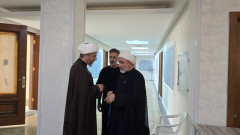 بازدید معاون منابع انسانی و پشتیبانی حوزه های علمیه از حسینیه امام رضا(ع) (مفتاح نجف اشرف)