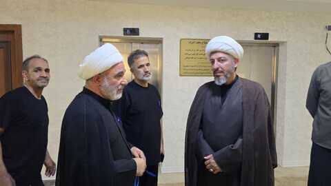 بازدید معاون منابع انسانی و پشتیبانی حوزه های علمیه از حسینیه امام رضا(ع) (مفتاح نجف اشرف)