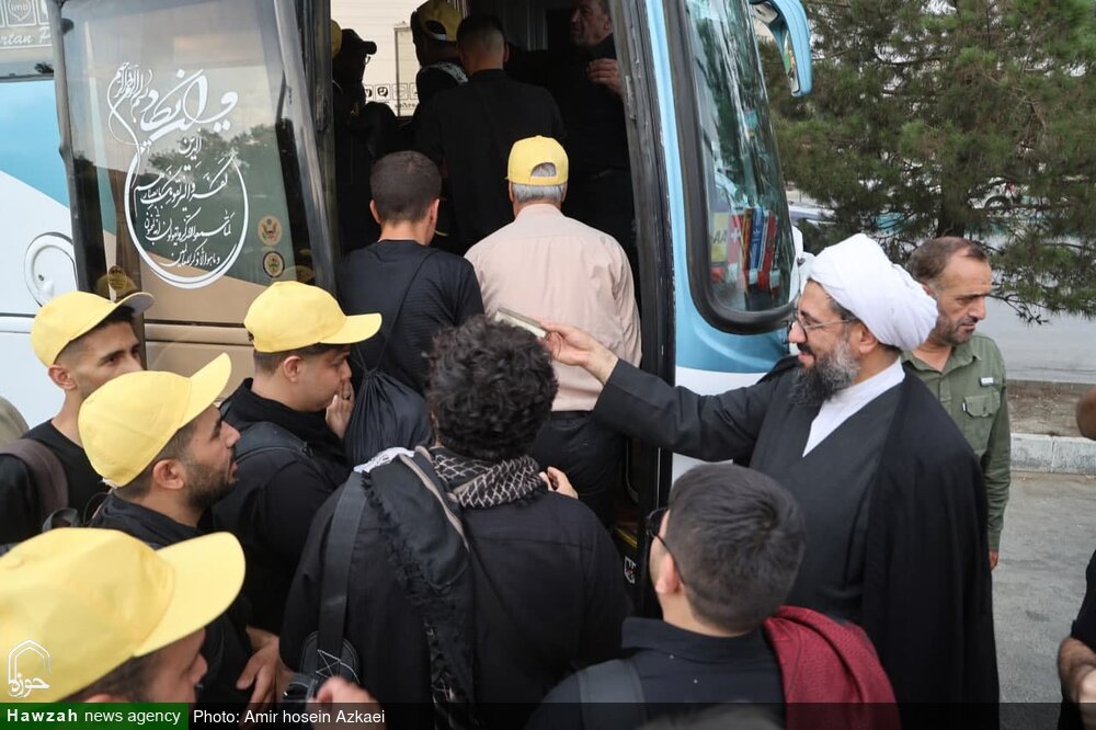 تصاویر / بدرقه زائر اولی‌های اربعین با حضور امام جمعه همدان