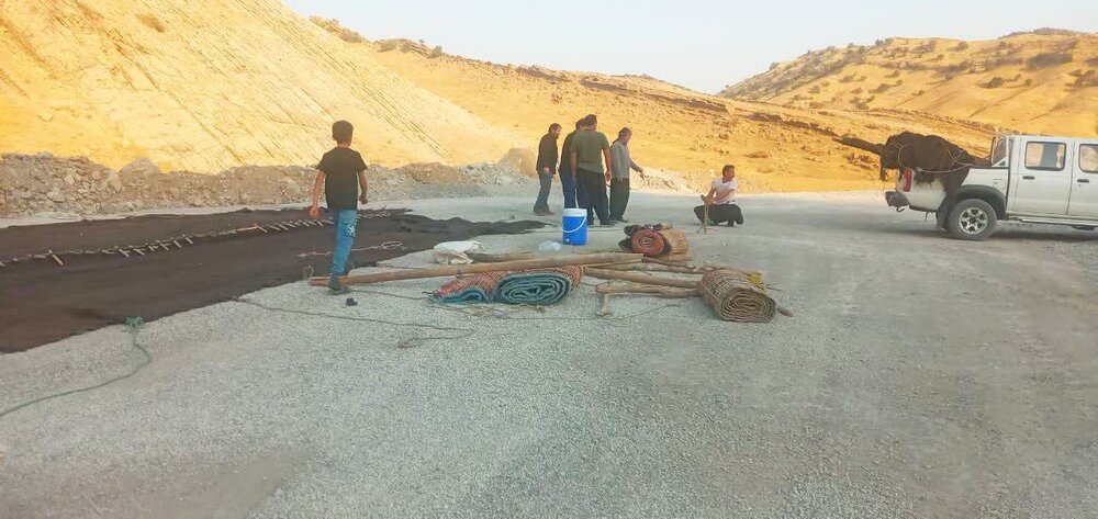 تصاویر/بازدید امام جمعه آبدانان از مواکب