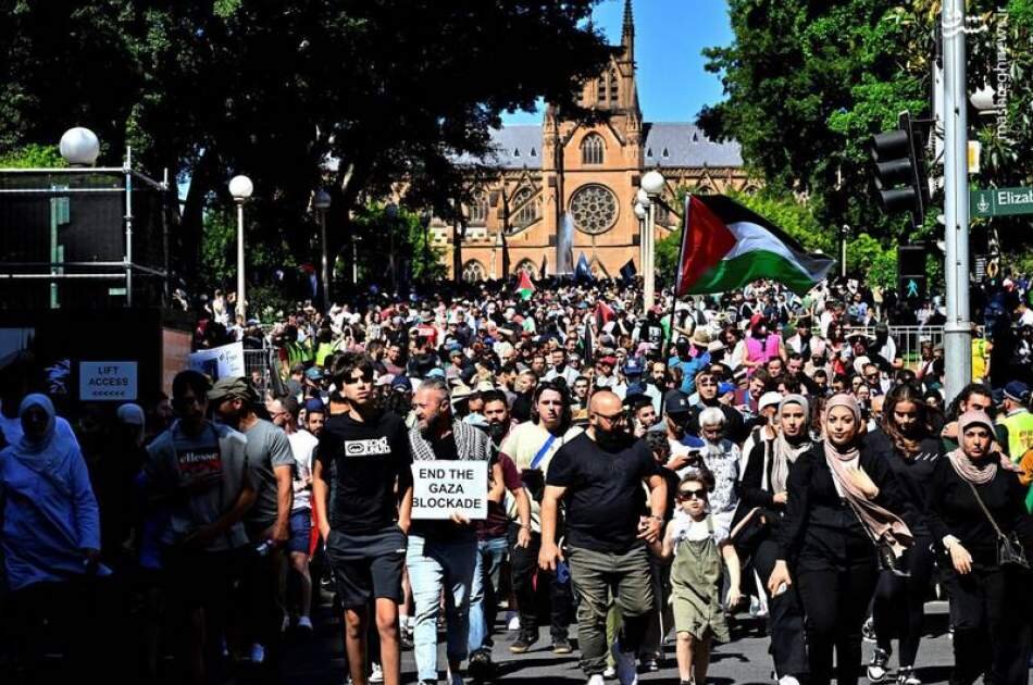 Palestine in the Heart of Australia; 300,000 Sydney Residents Rise Up Against Israeli Crimes
