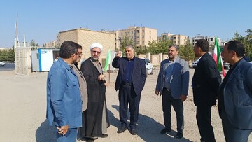 شهردار قم از پروژه های عمرانی دفتر تبلیغات اسلامی بازدید کرد + عکس
