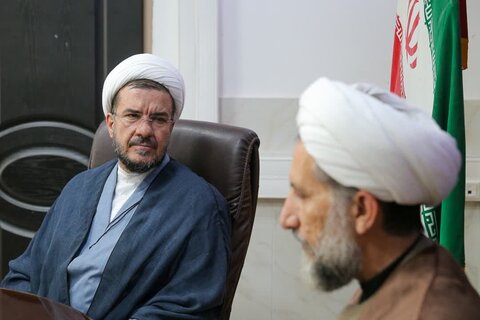 تصاویر /حضور  امام جمعه قزوین  در دفتر شورای هماهنگی تبلیغات اسلامی استان قزوین