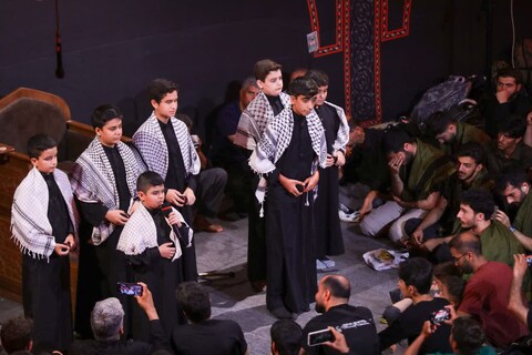 تصاویر|مراسم عزاداری اربعین حسینی  هیئت فدائیان حسین ،عمود۲۸۵