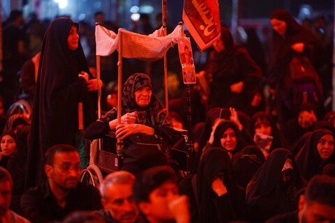 تصاویر|مراسم عزاداری اربعین حسینی  هیئت فدائیان حسین ،عمود۲۸۵