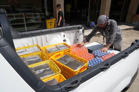 تصاویر/ خدمات‌رسانی موکب شهید تندگویان در مرز پیرانشهر