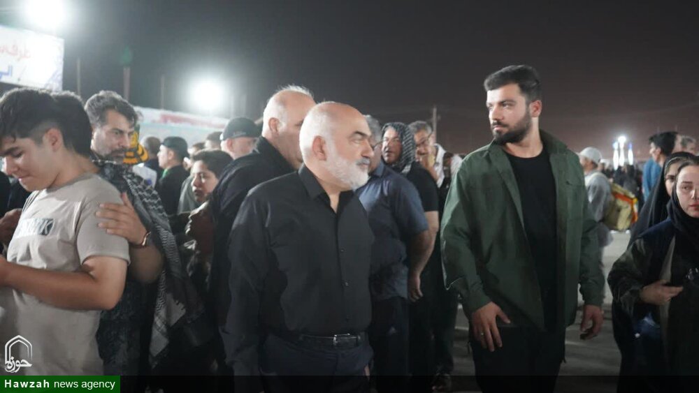 بازدید استاندار خوزستان از روند خدمات‌رسانی به زوار اربعین در شلمچه + تصاویر