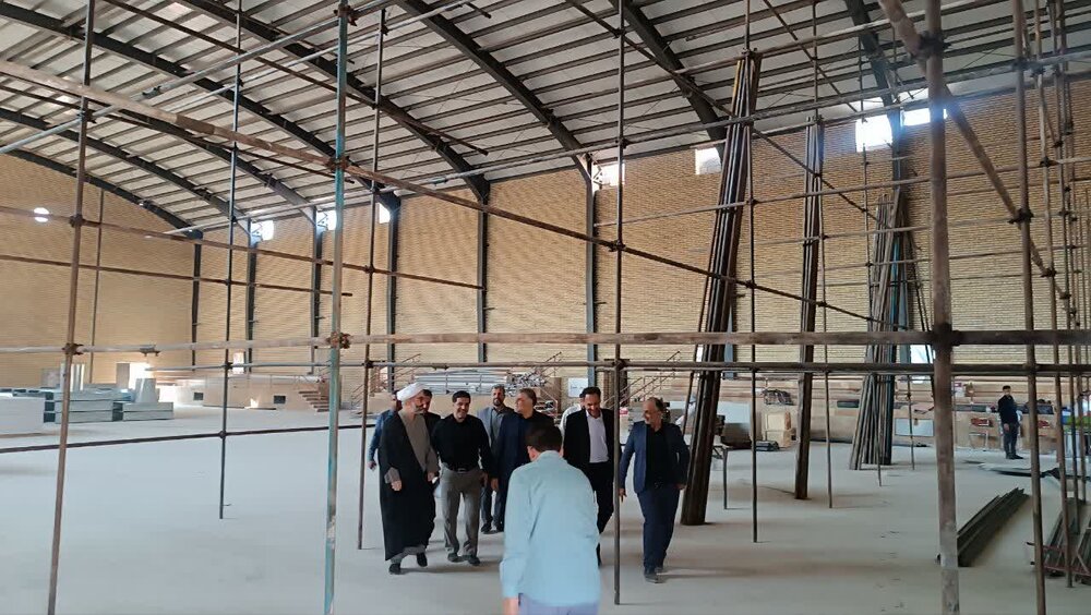 بازدید شهردار جدید قم از پروژه های عمرانی دفتر تبلیغات اسلامی حوزه علمیه قم