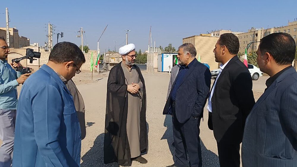 بازدید شهردار جدید قم از پروژه های عمرانی دفتر تبلیغات اسلامی حوزه علمیه قم