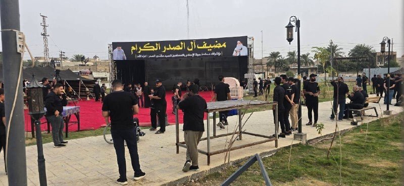 مضيف آل الصدر يفتح أبوابه للزائرين بإشراف ومتابعة السيد الصدر في ثلاث دول