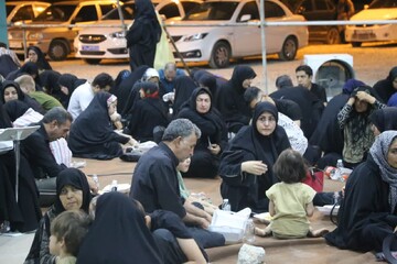 تصاویر/ حال و هوای موکب شهدای گمنام سه راهی جندالله