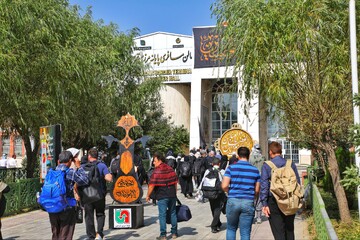 تصاویر/ تردد زائران اربعین حسینی(ع) از پایانه مرزی تمرچین