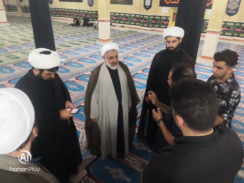 تصاویر/سرکشی حجت‌الاسلام والمسلمین مرادبیگی از موکب زائران بهشت