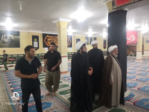 تصاویر/سرکشی حجت‌الاسلام والمسلمین مرادبیگی از موکب زائران بهشت