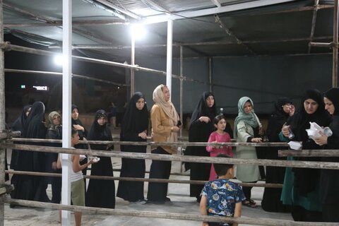 تصاویر/ حال و هوای موکب شهدای گمنام سه راهی جندالله