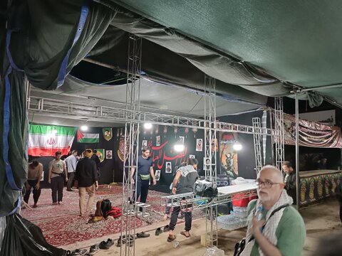 تصاویر/ آغاز به کار فعالیت موکب الشهدا در مرز مهران